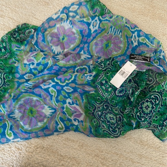 NEW Jones New York 100% silk scarf - Picture 2 of 7